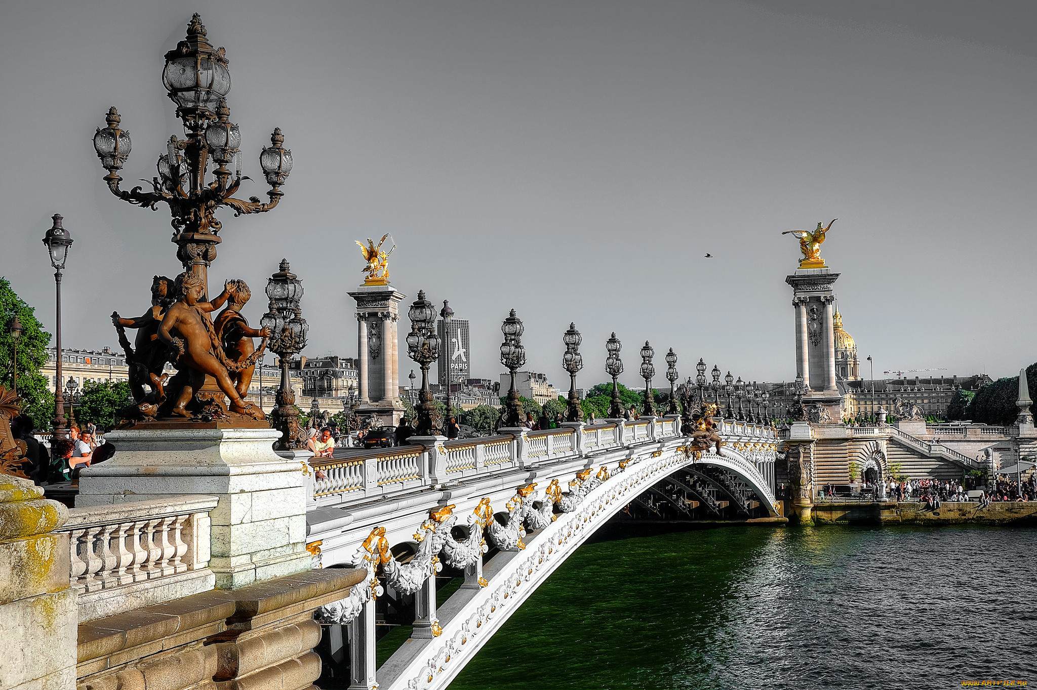 pont alexandre iii - paris, ,  , , , 